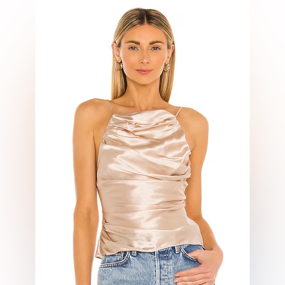 Amanda Uprichard Georgina Top in Bone